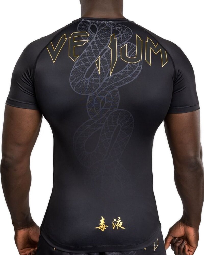 Venum Venum Serpenti Rash Guard Zwart Zilver Goud