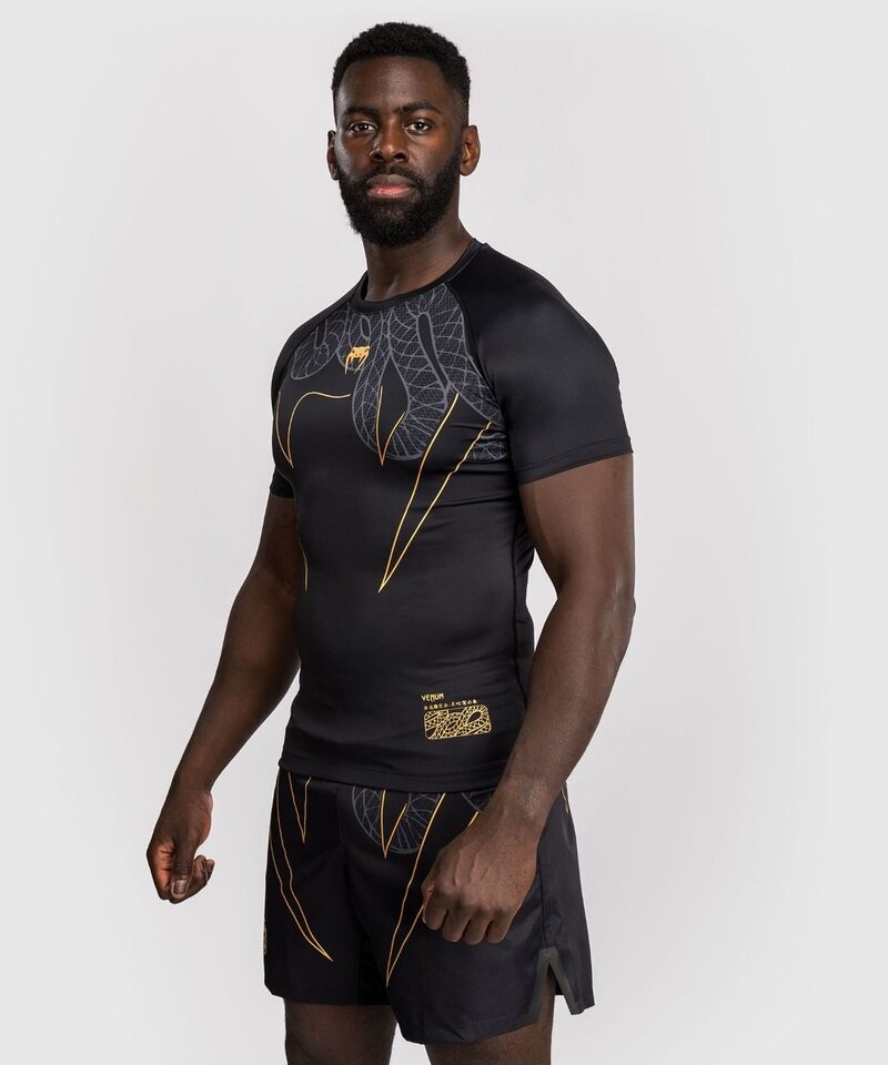Venum Venum Serpenti Rash Guard Zwart Zilver Goud