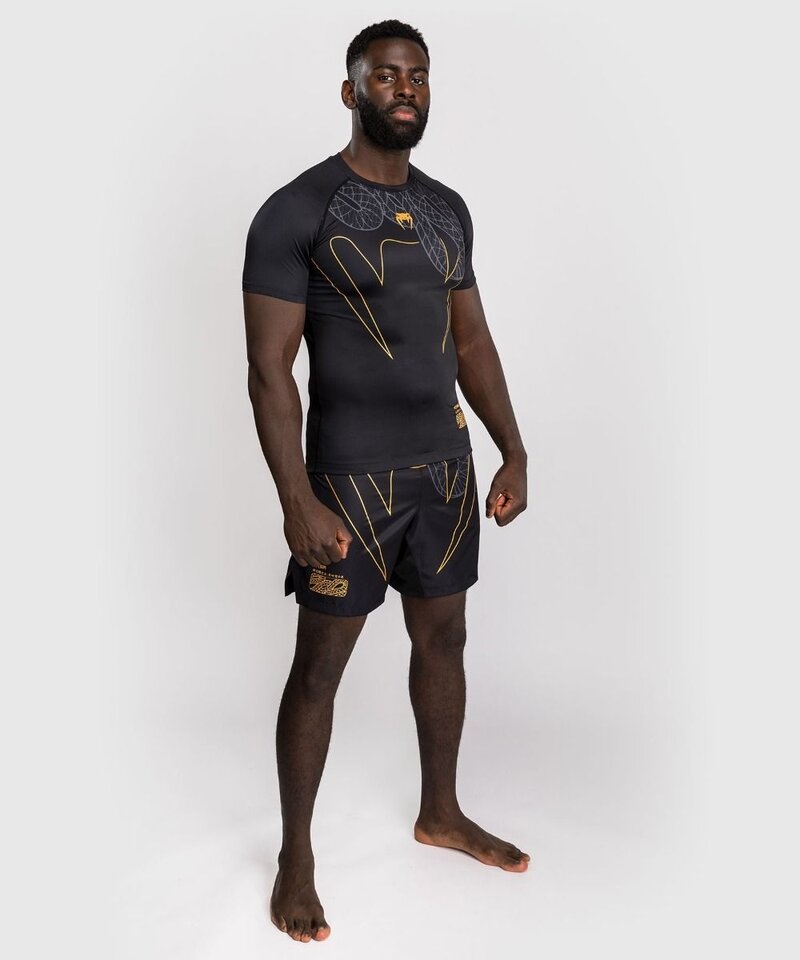 Venum Venum Serpenti Rash Guard Zwart Zilver Goud