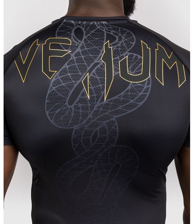 Venum Serpenti Rash Guard Zwart Zilver Goud