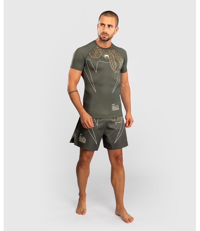 Venum Serpenti Rash Guard Kaki Brons Ivoor