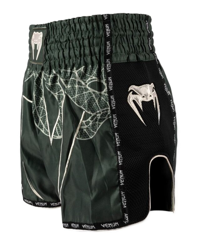 Venum Serpenti Muay Thai Shorts Khaki Bronze Ivory