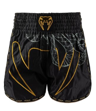 Venum Venum Serpenti Muay Thai Shorts Black Silver Gold