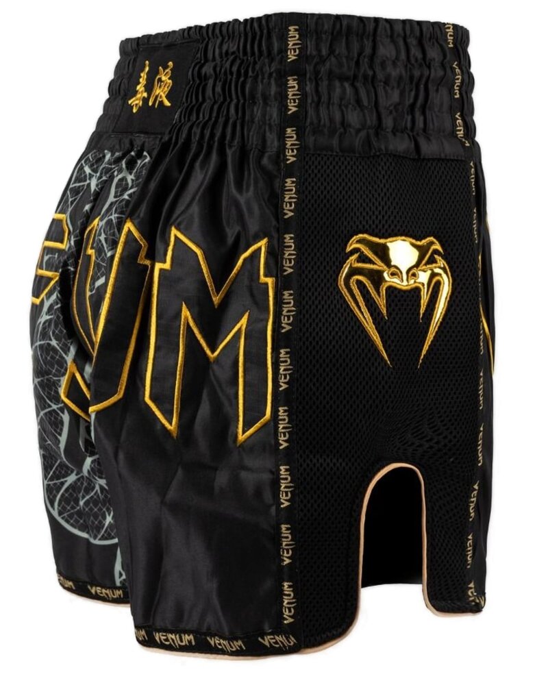 Venum Venum Serpenti Muay Thai Shorts Schwarz Silber Gold