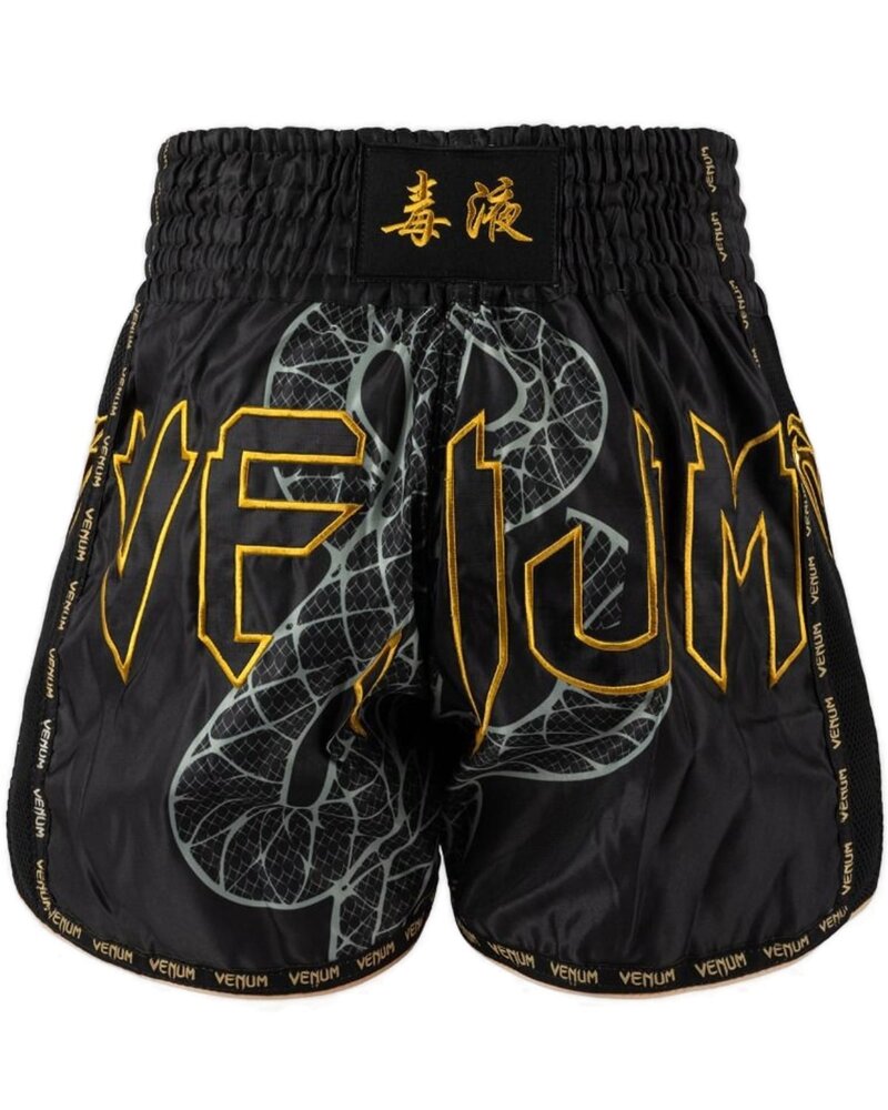 Venum Venum Serpenti Muay Thai Shorts Schwarz Silber Gold