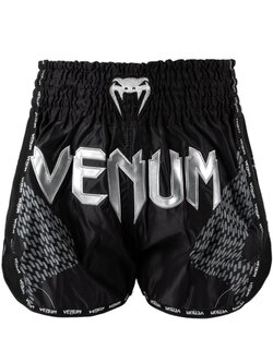 Venum Venum Nexus Muay Thai Kickboks Shorts Zwart Zilver
