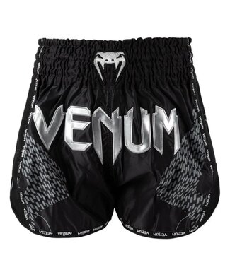 Venum Venum Nexus Muay Thai Kickboxing Shorts Black Silver