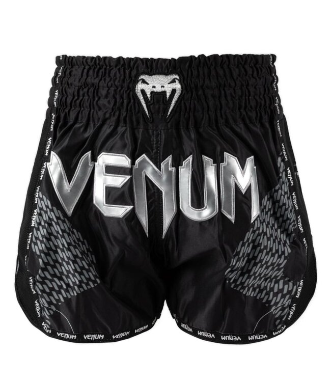 Venum Venum Nexus Muay Thai Kickboxing Shorts Schwarz Silber