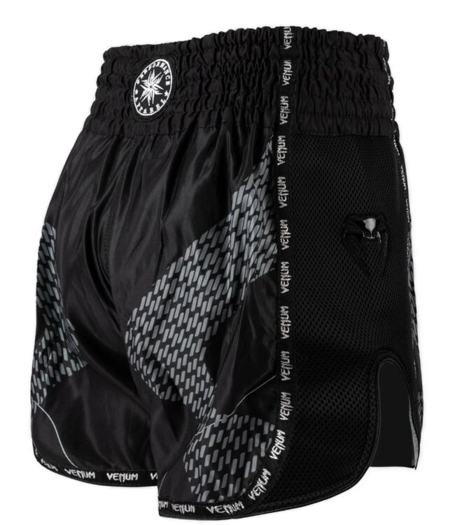 Venum Venum Nexus Muay Thai Kickboxing Shorts Schwarz Silber