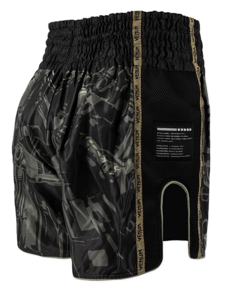 Venum Venum Invader Muay Thai Kickboks Shorts Zwart Zand