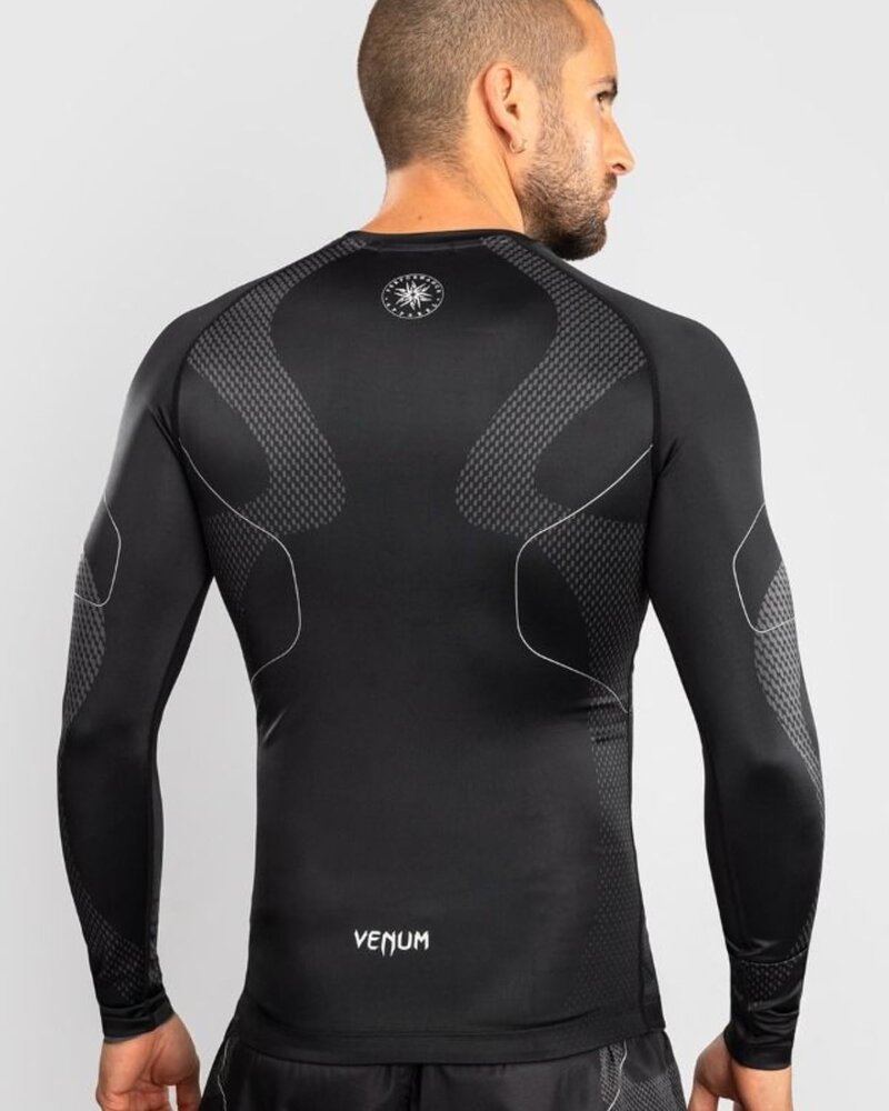 Venum Venum Nexus Rashguards Langarm Schwarz Silber