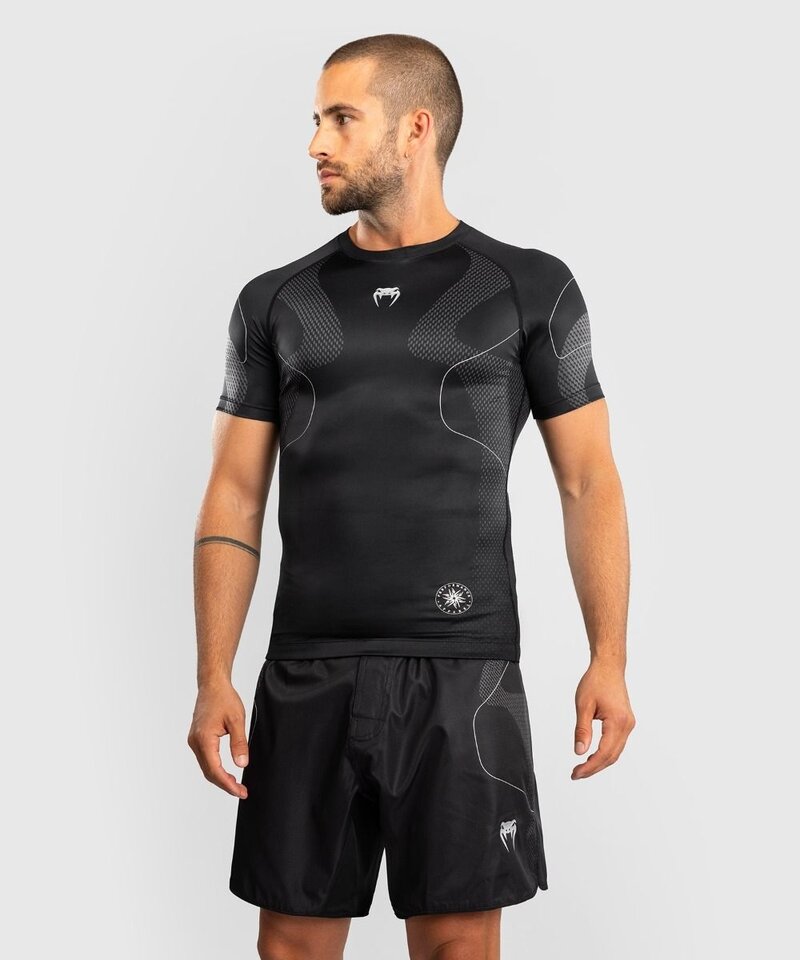 Venum Venum Nexus Rash Guards Schwarz Silber