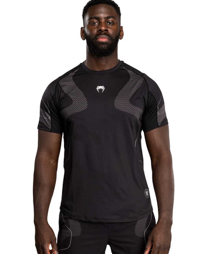 Venum Venum Nexus Dry Tech T-Shirt Zwart Zilver