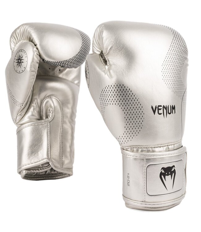 Venum Nexus Boxing Gloves Silver Black