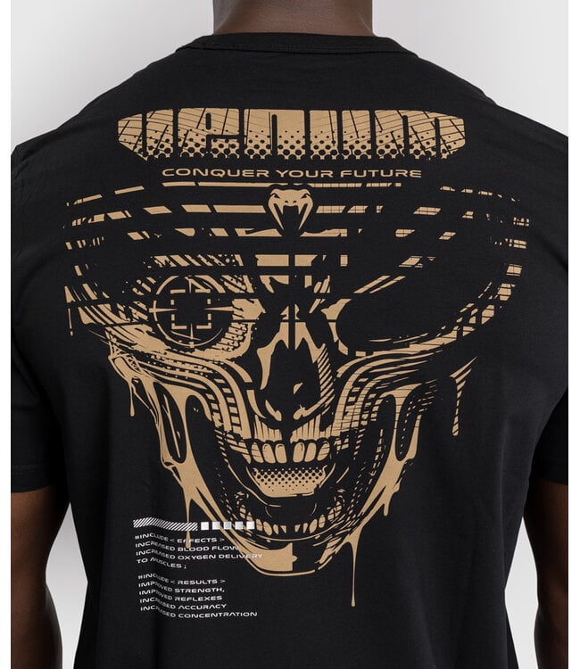 Venum Invader katoenen T-shirt zwart zand