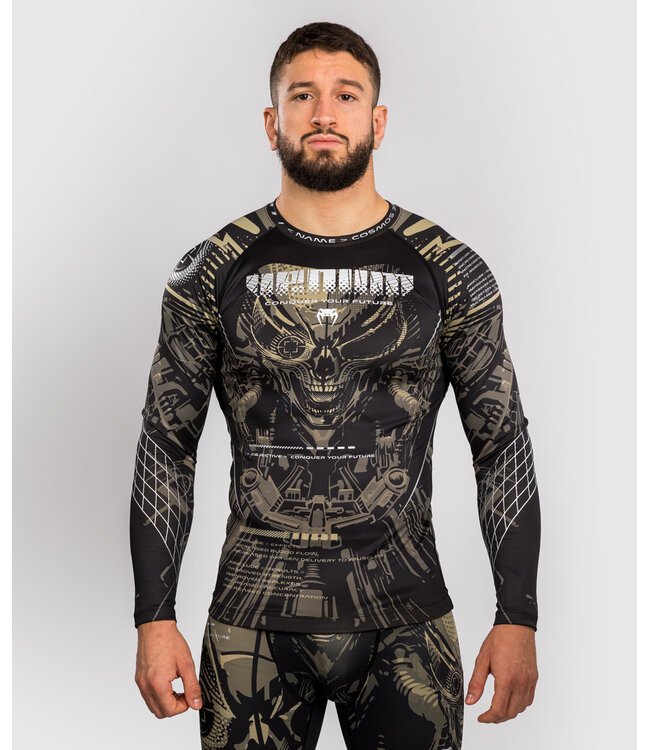 Venum Invader Rashguard Long Sleeves Black Zand