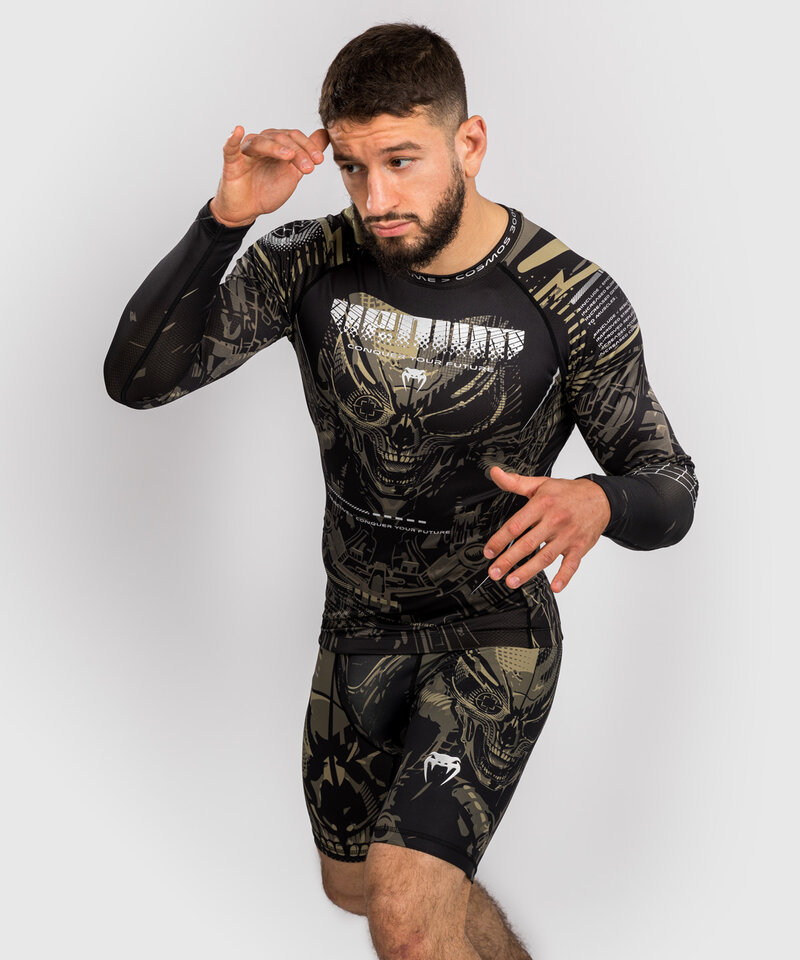 Venum Venum Invader Rashguard Long Sleeves Black Zand