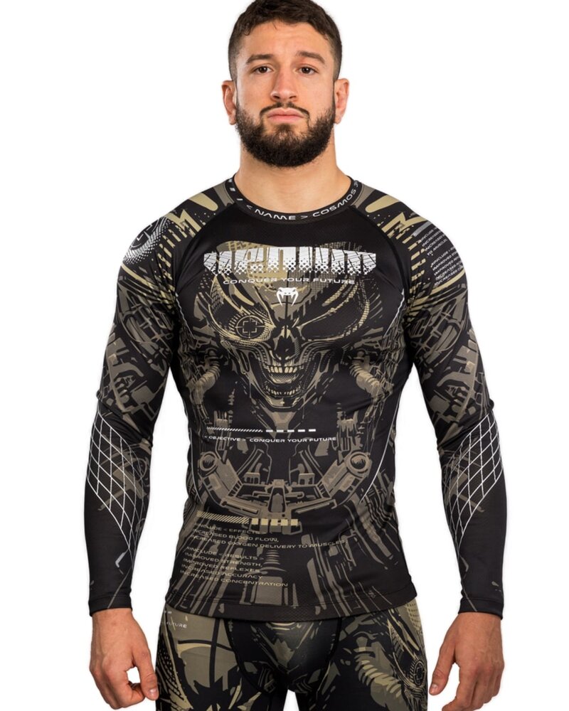 Venum Venum Invader Rashguard Long Sleeves Black Zand