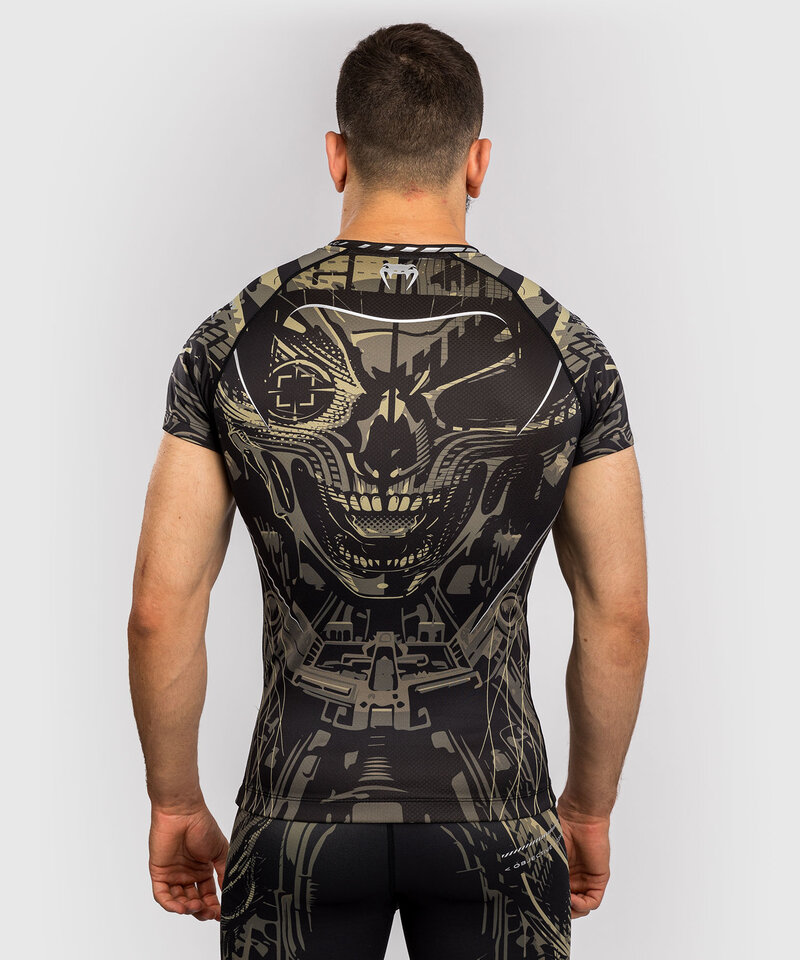 Venum Venum Invader Rash Guard Compressieshirt Zwart Zand