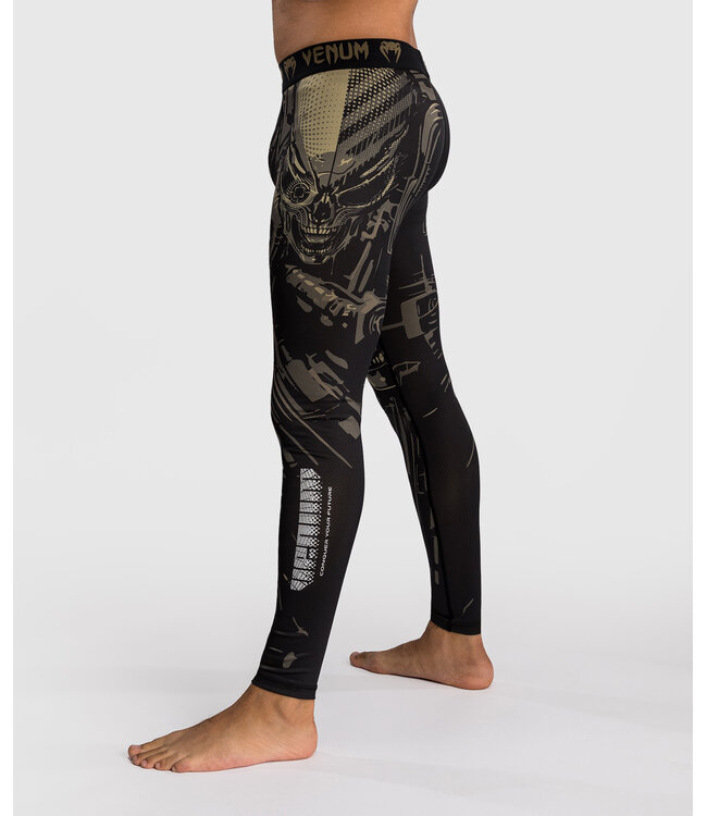 Venum Invader Spats Sportleggings Schwarz Zand