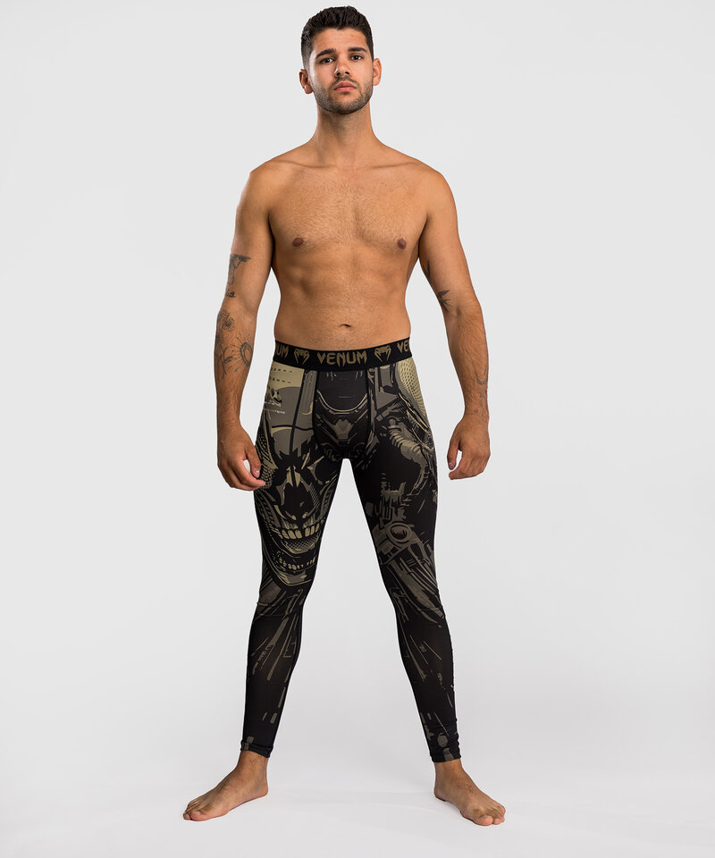 Venum Venum Invader Spats Sports Leggings Black Zand