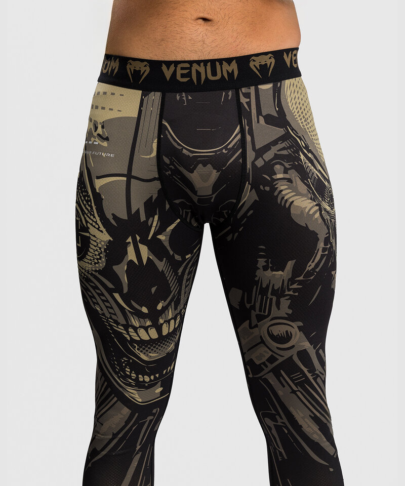 Venum Venum Invader Spats Sports Leggings Black Zand