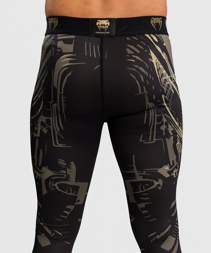 Venum Venum Invader Spats Sports Leggings Black Zand