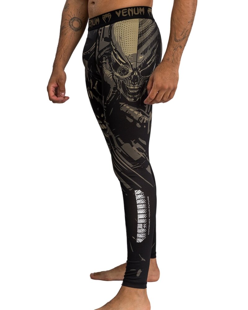 Venum Venum Invader Spats Sports Leggings Black Zand