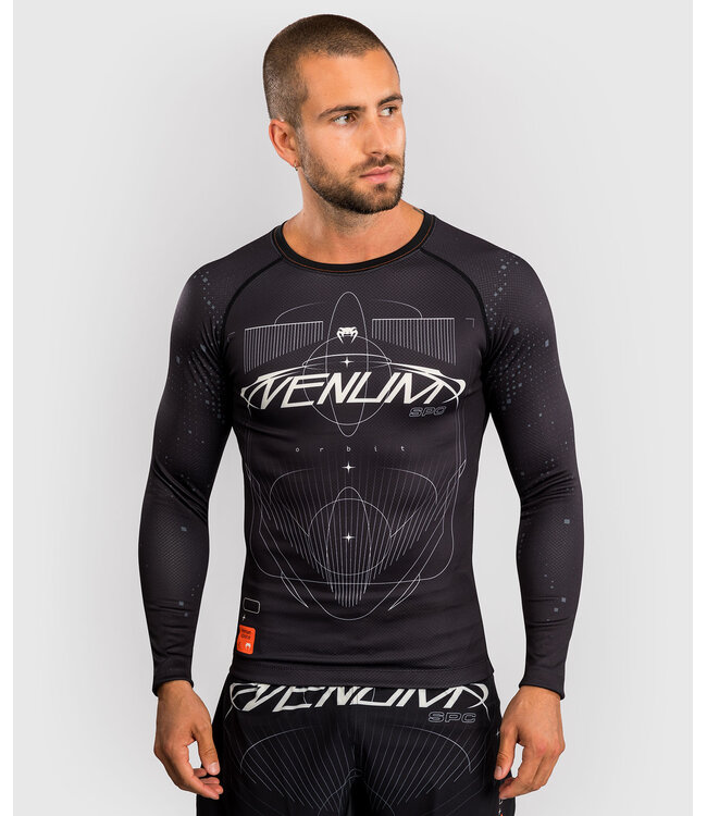 Venum Eclipse Rash Guards Long Sleeves Black Ivory