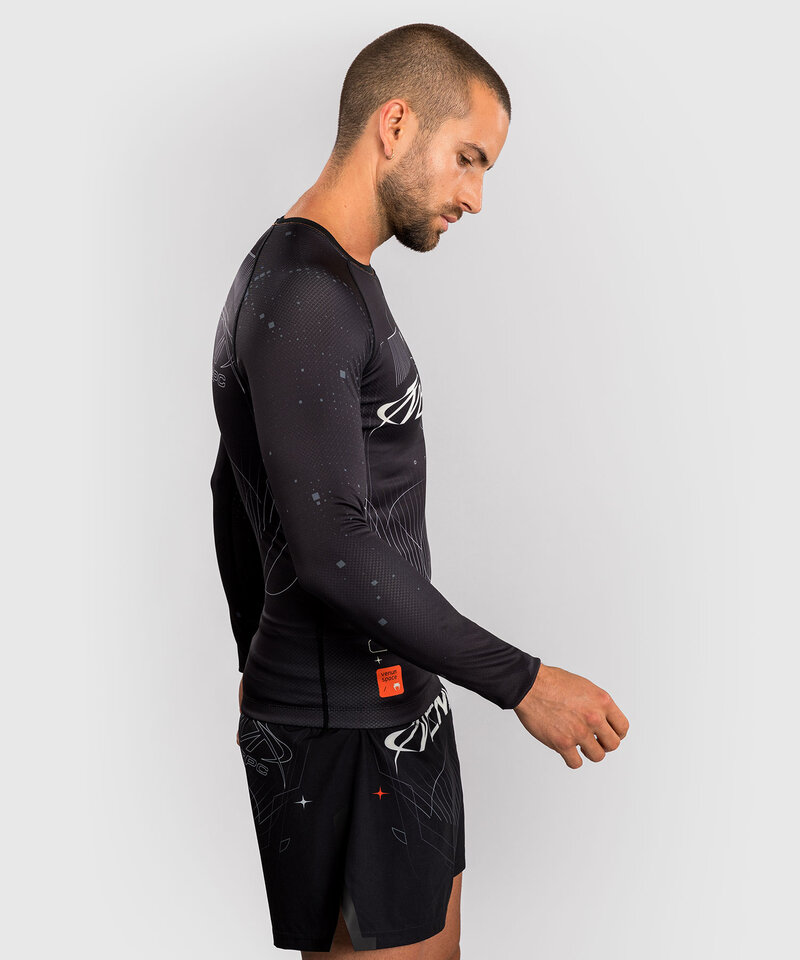 Venum Venum Eclipse Rash Guards Long Sleeves Black Ivory