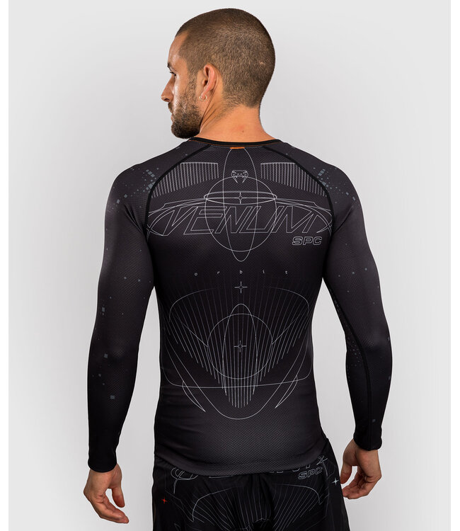 Venum Eclipse Rash Guards Long Sleeves Black Ivory