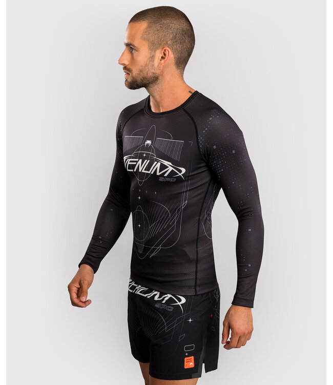 Venum Eclipse Rash Guards Long Sleeves Black Ivory