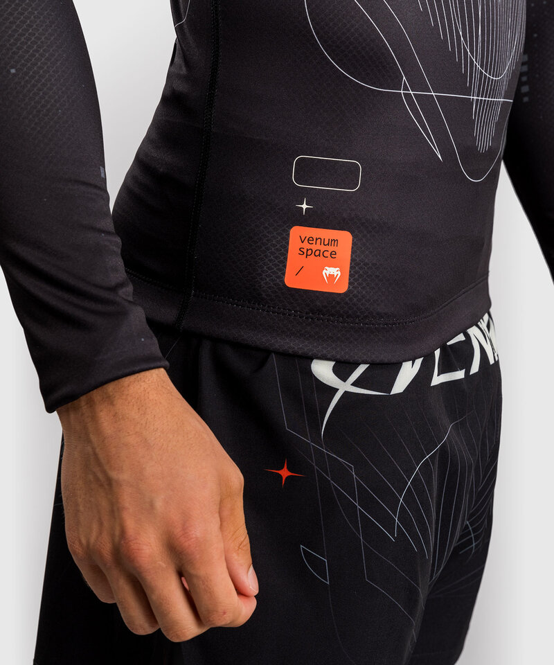 Venum Venum Eclipse Rashguard Lange Mouwen Zwart Zand