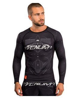 Venum Venum Eclipse Rashguard Lange Mouwen Zwart Zand