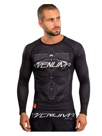 Venum Venum Eclipse Rash Guards Lang Ärm Schwarz Elfenbein