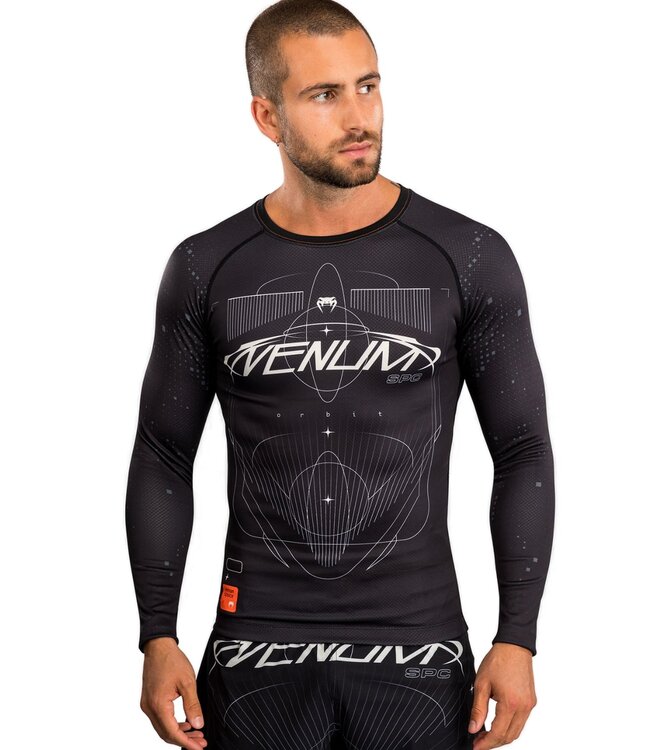 Venum Eclipse Rash Guards Long Sleeves Black Ivory