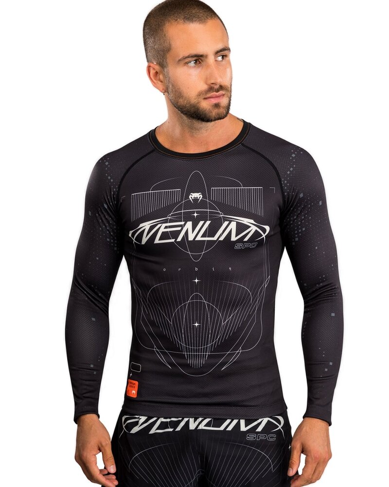 Venum Venum Eclipse Rashguard Lange Mouwen Zwart Zand