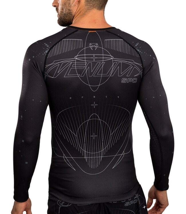 Venum Eclipse Rash Guards Lang Ärm Schwarz Elfenbein