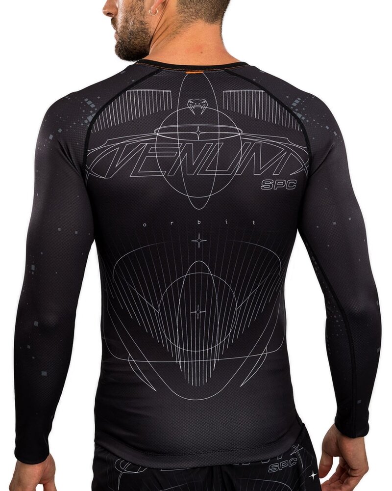 Venum Venum Eclipse Rashguard Lange Mouwen Zwart Zand