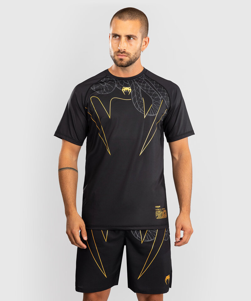 Venum Venum Serpenti Dry Tech T-Shirts Schwarz Silber Gold