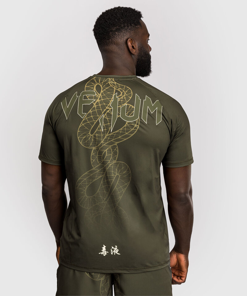 Venum Venum Serpenti Dry Tech T-shirts Kaki Brons Ivoor