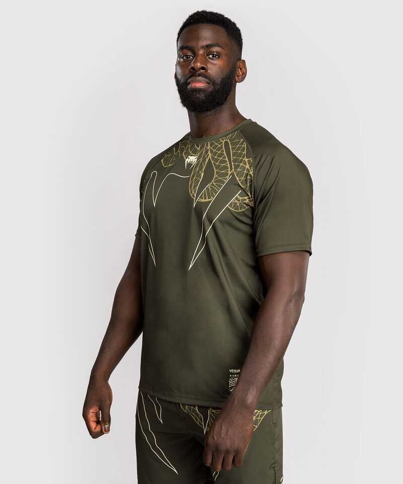 Venum Venum Serpenti Dry Tech T-shirts Kaki Brons Ivoor