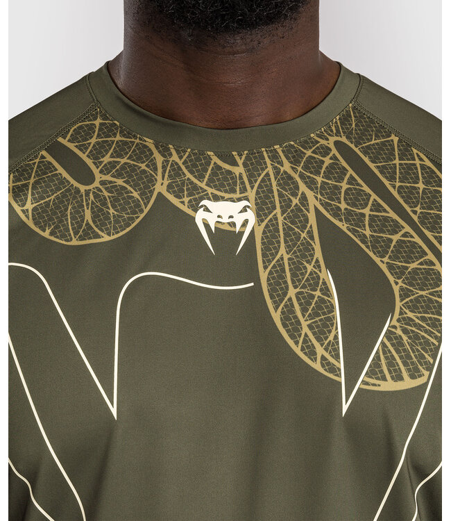 Venum Serpenti Dry Tech T-Shirts Khaki Bronze Elfenbein