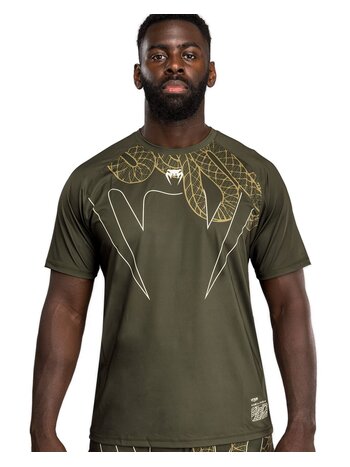 Venum Venum Serpenti Dry Tech T-Shirts Khaki Bronze Elfenbein