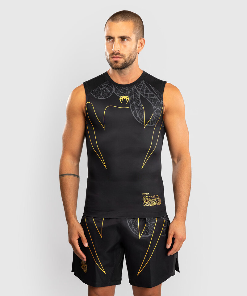 Venum Venum Serpenti Sleeveless Rash Guard Zwart Zilver Goud