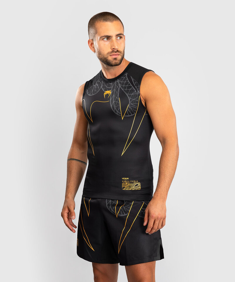 Venum Venum Serpenti Sleeveless Rash Guard Zwart Zilver Goud