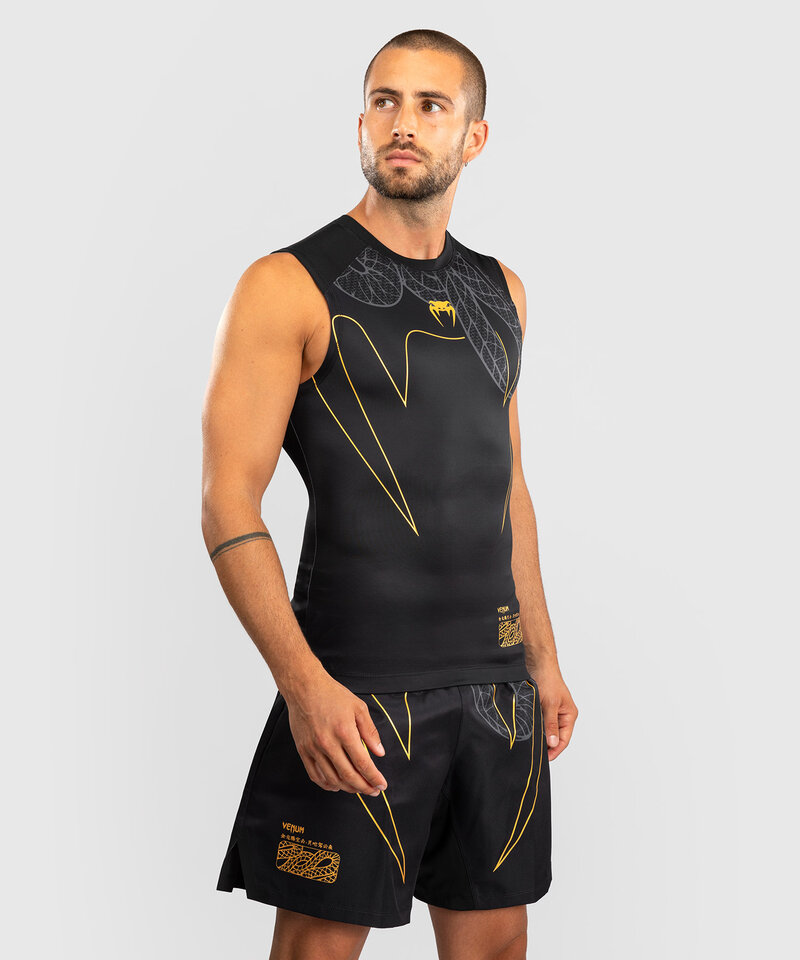 Venum Venum Serpenti Sleeveless Rash Guard Zwart Zilver Goud