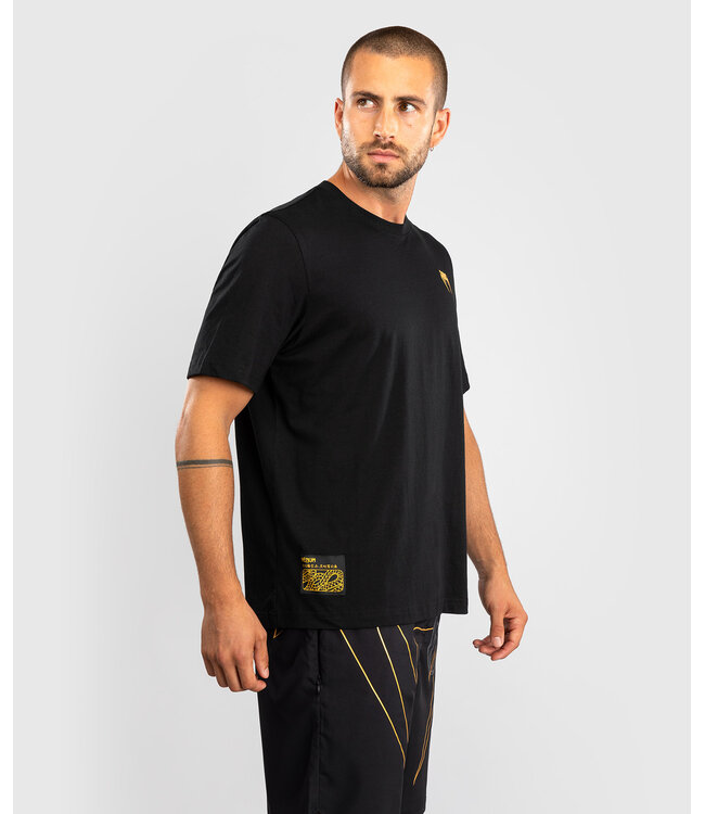 Venum Serpenti T-Shirt Baumwolle Schwarz Silber Gold