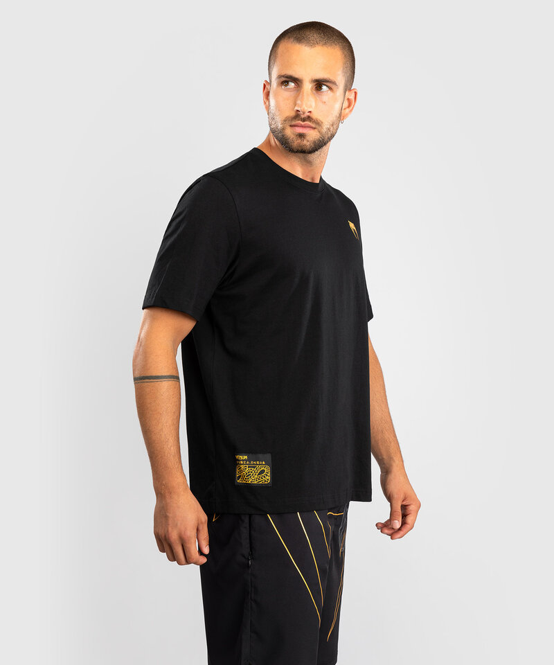 Venum Venum Serpenti T-Shirt Baumwolle Schwarz Silber Gold