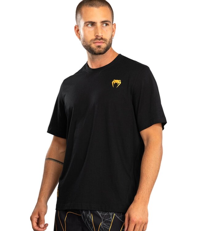 Venum Serpenti T-Shirt Baumwolle Schwarz Silber Gold